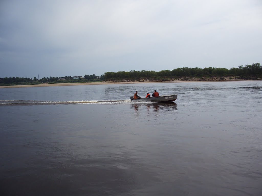 Красноборск с реки 2009-08-14