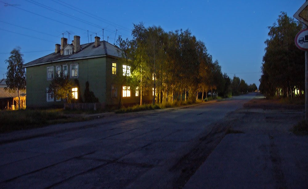 Пр. Советский ночью