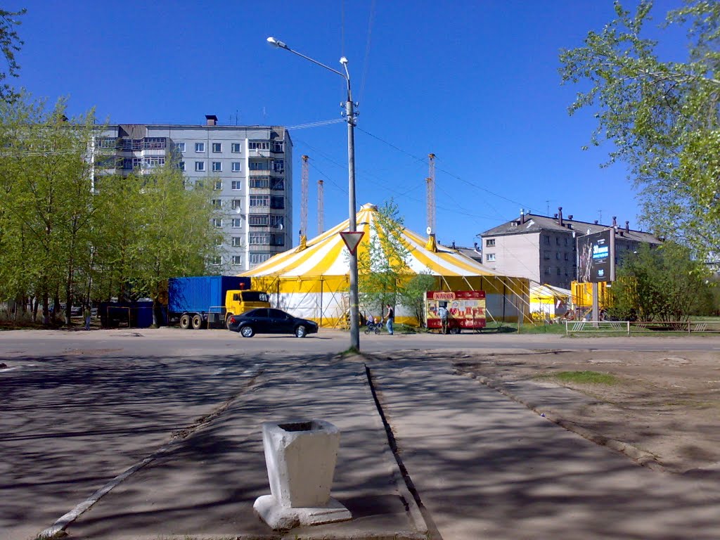г. Новодвинск. Цирк шапито.2010 г.