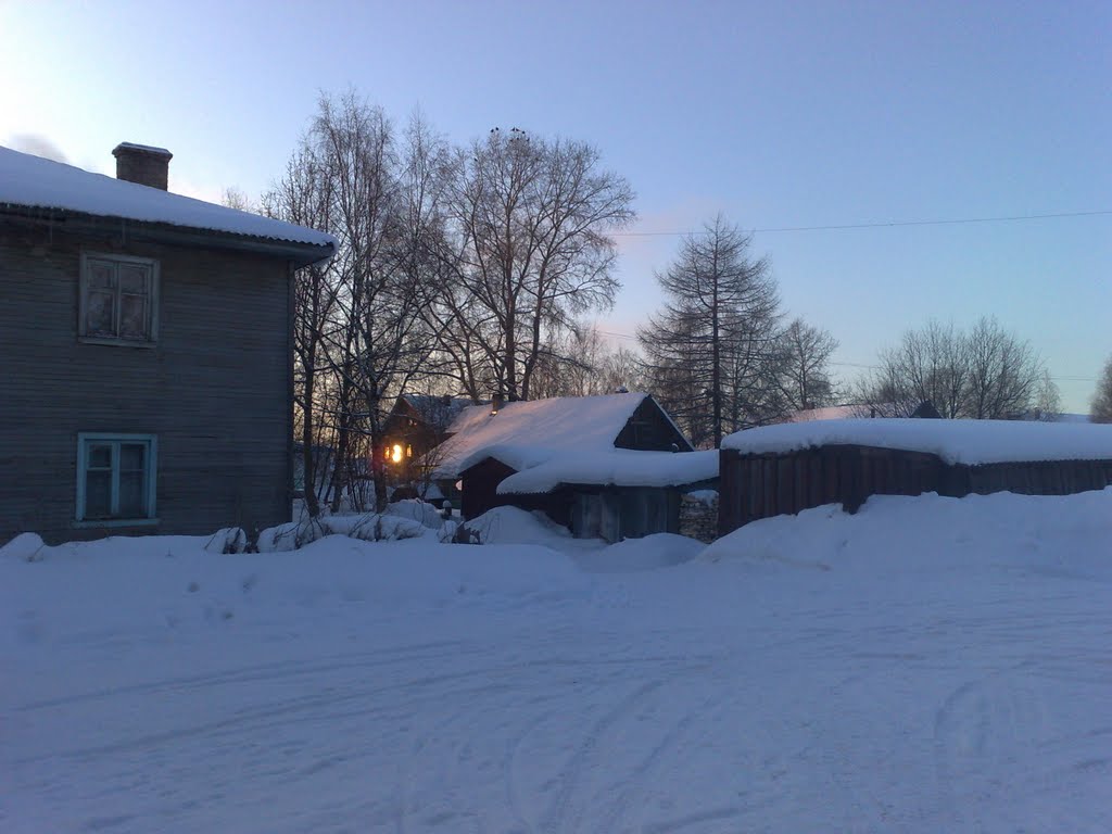 Зима в Плесецке