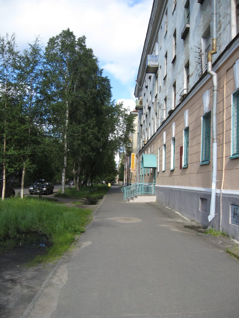 Тротуар на Лесной