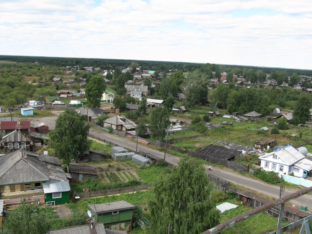 Сольвычегодск, вид с колокольни
