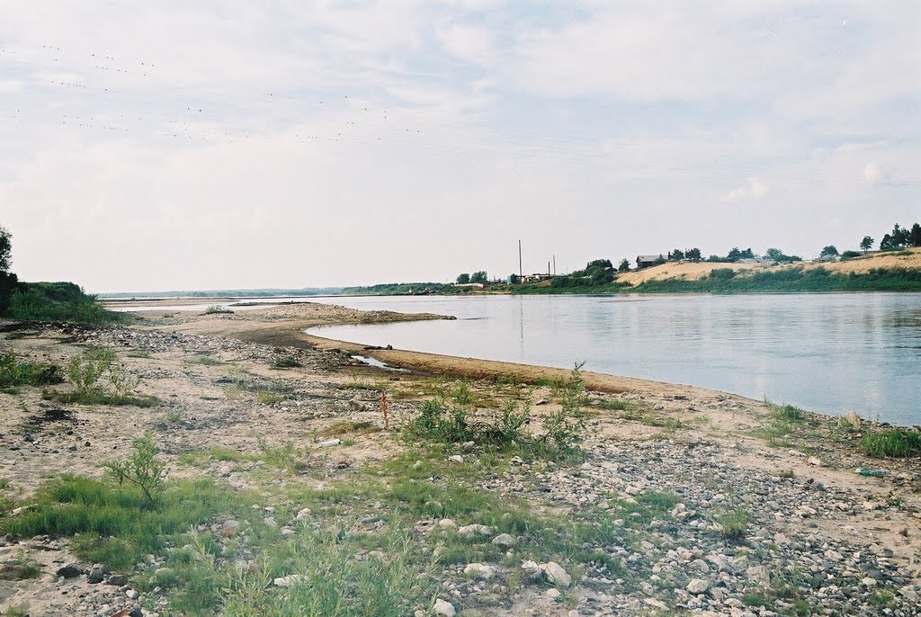 Шенкурск. Вид слевого берега.