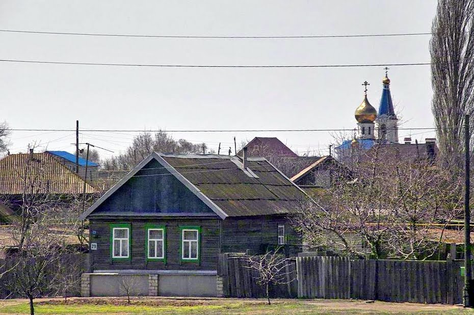 Астраханская область, вид из окна поезда