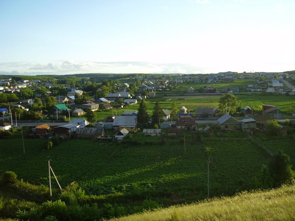 Вид с горы у Вышки