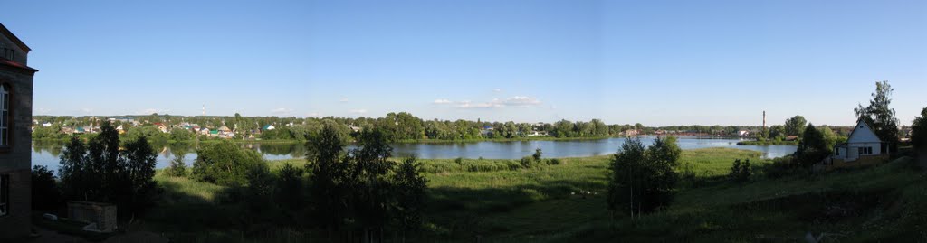 Нижний пруд - Вид с ул. Песочной / Lower Pond - View from Pesochnaya Str.
