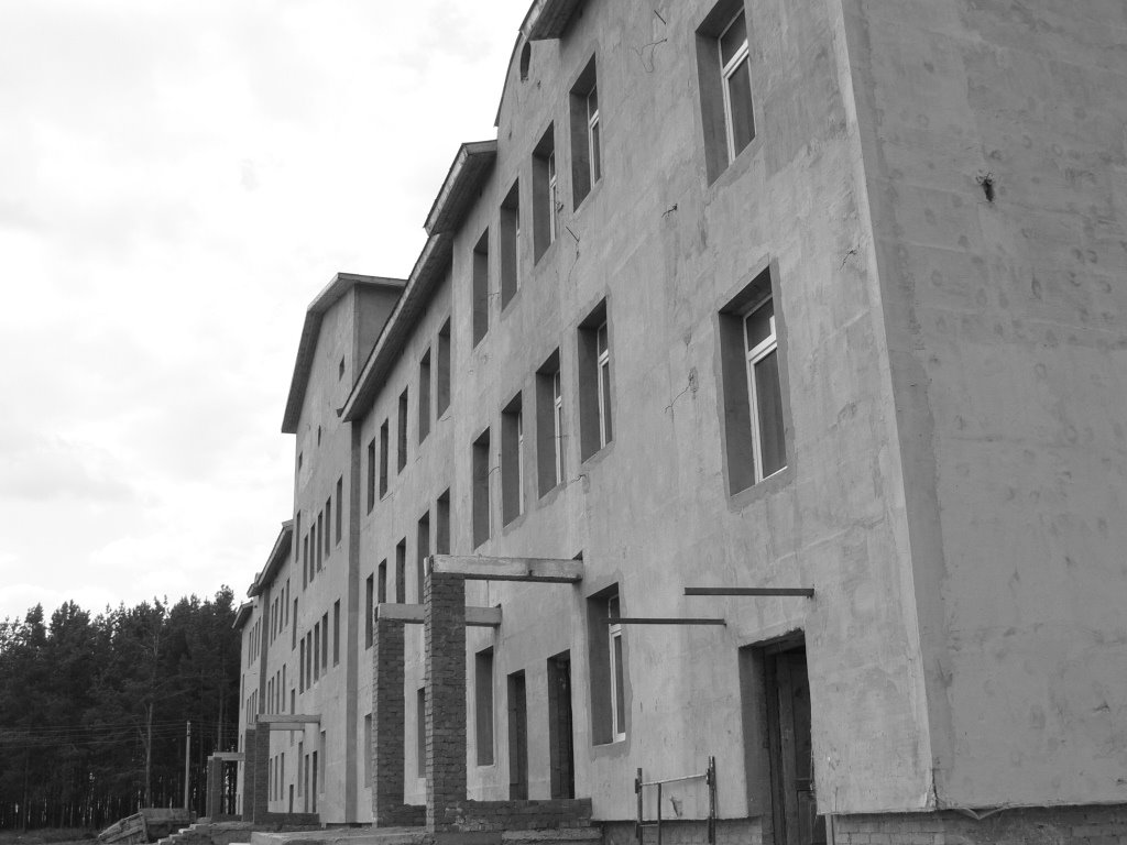 Строящийся корпус ЦРБ