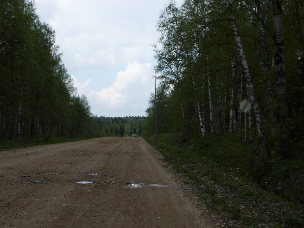 Конец всех ограничений на гравийной дороге Дуван-Караидель (05.2007)