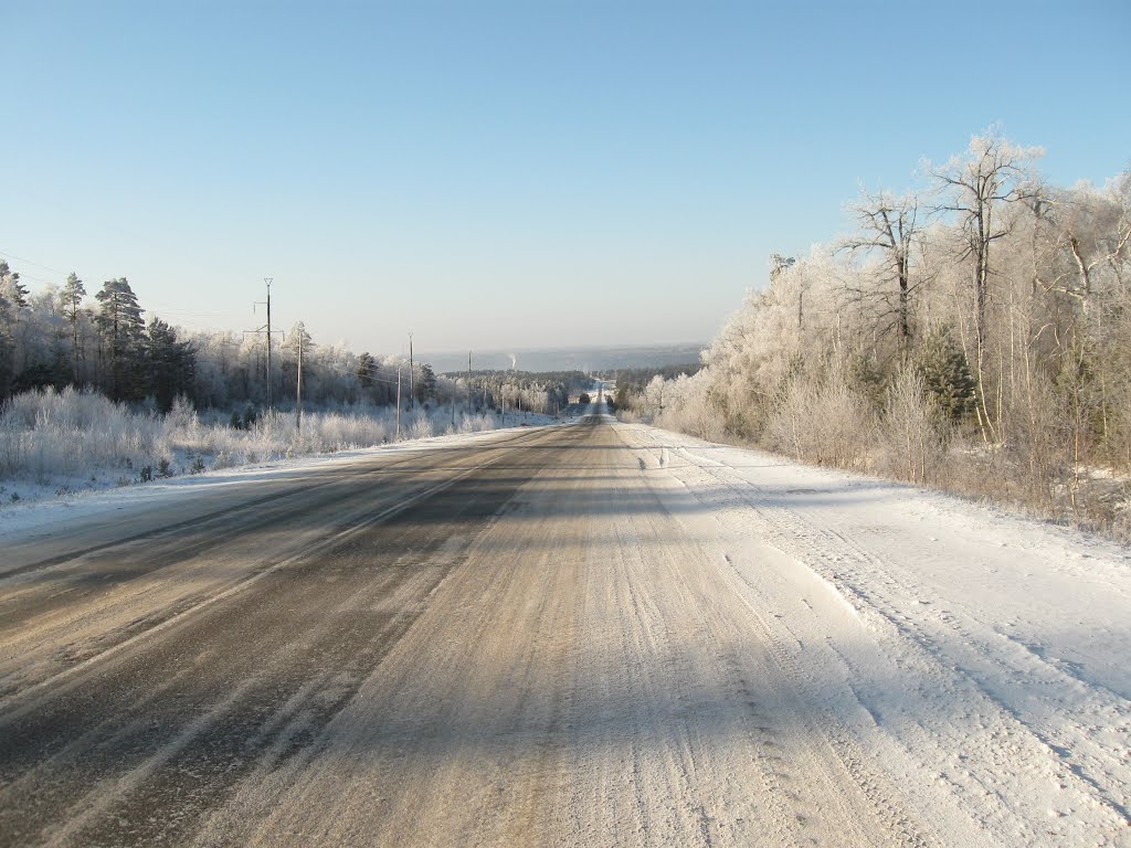 Зимняя дорога в Зилаир