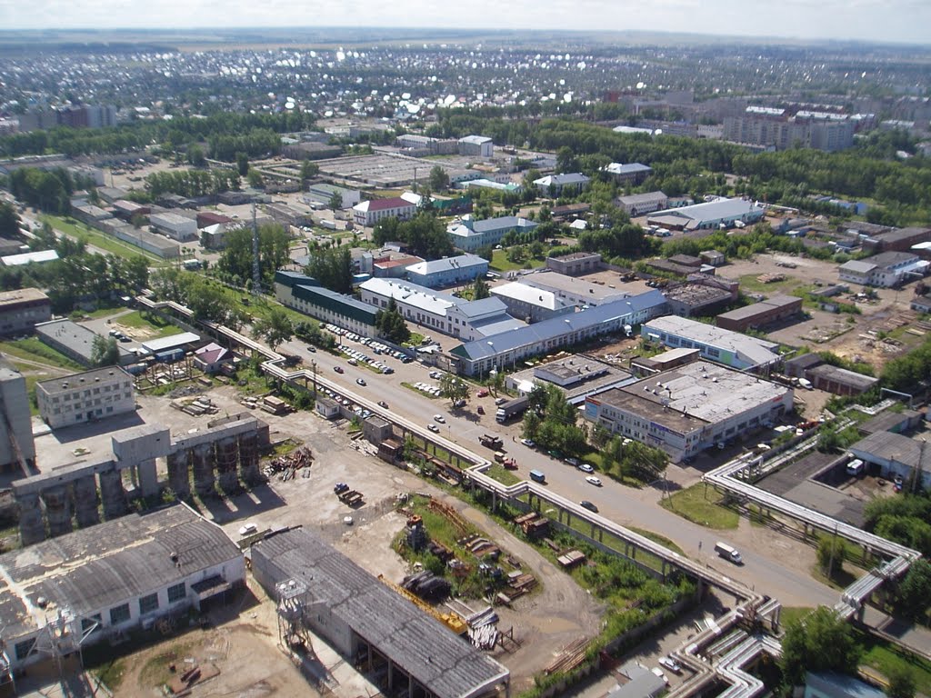 Вид на город