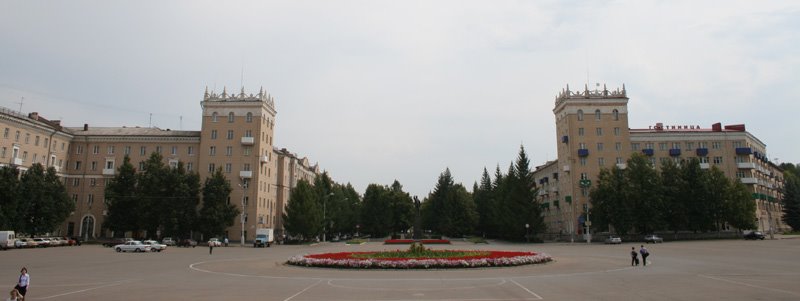 Площадь Ленина в Октябрьском