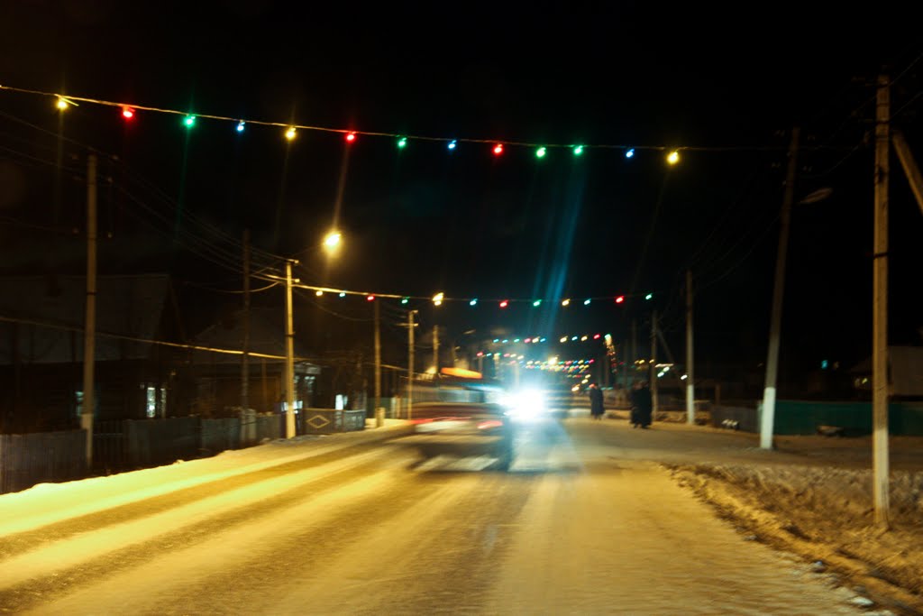 Улица Советская "Новый год" 2011