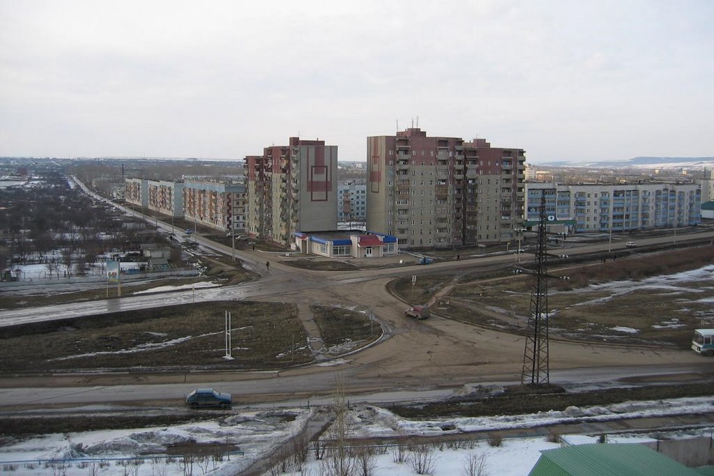 Вид на город Туймазы из окон ФНМ