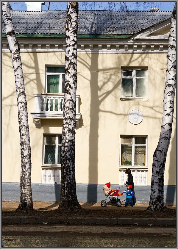 На прогулке