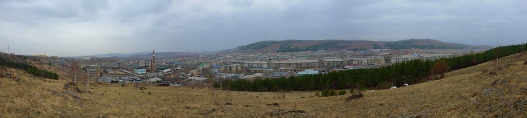 Учалы. Панорама. Апрель 2010