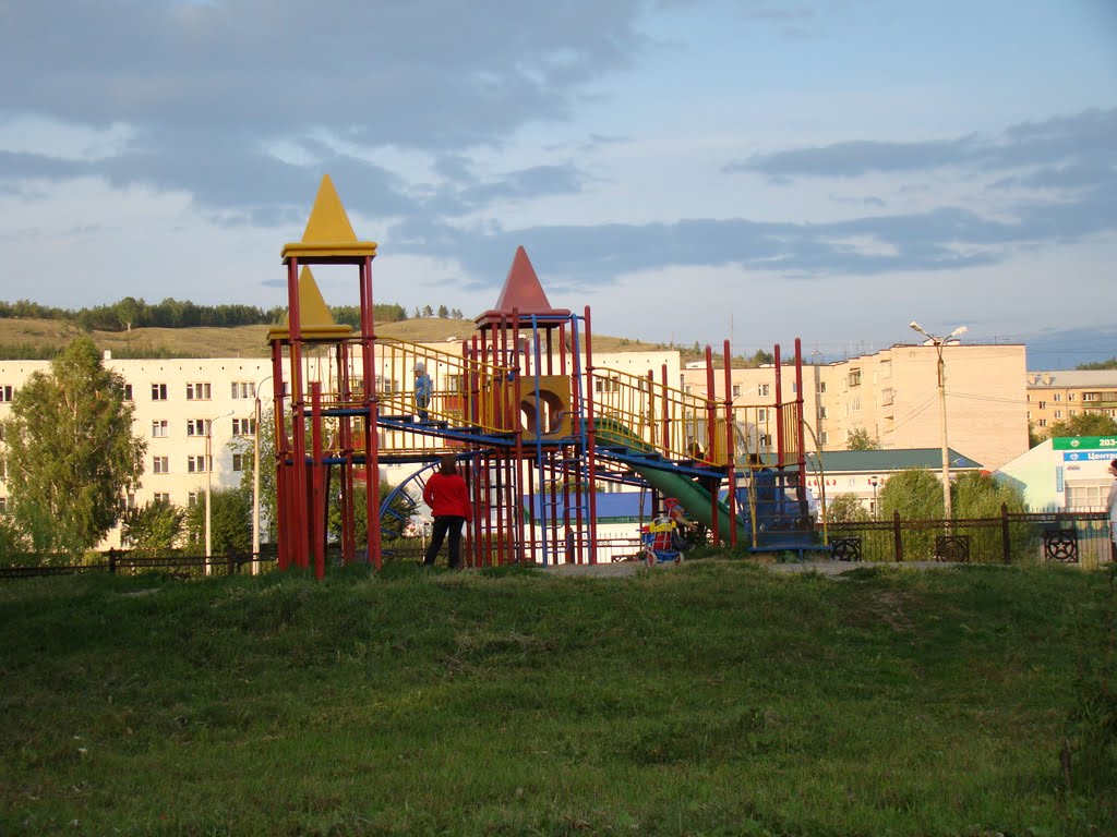Вид на г.Лысую из парка