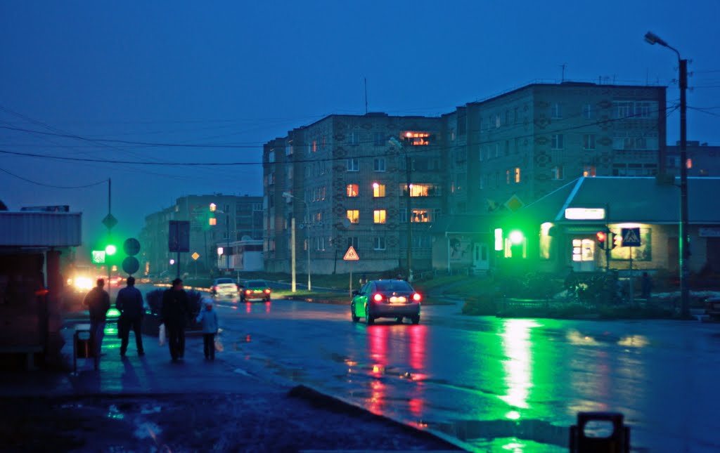 пересечение Горького  и Ленина