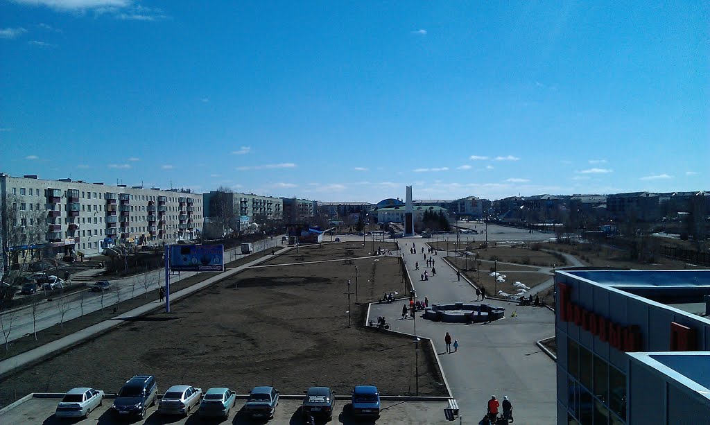 Учалы Вид с крыши Ленина 31а