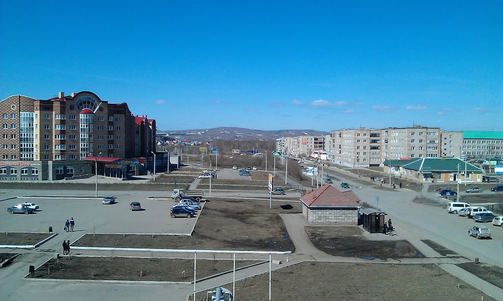 Учалы Вид с крыши Ленина 31а