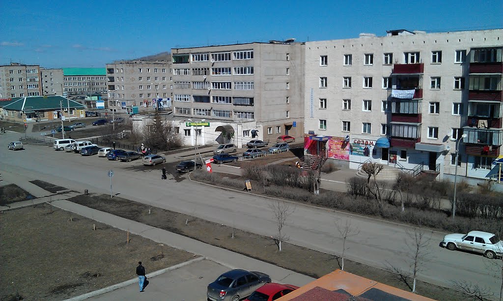 Учалы Вид с крыши Ленина 31а