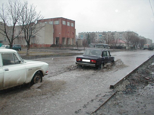 улица К. Маркса и УВД