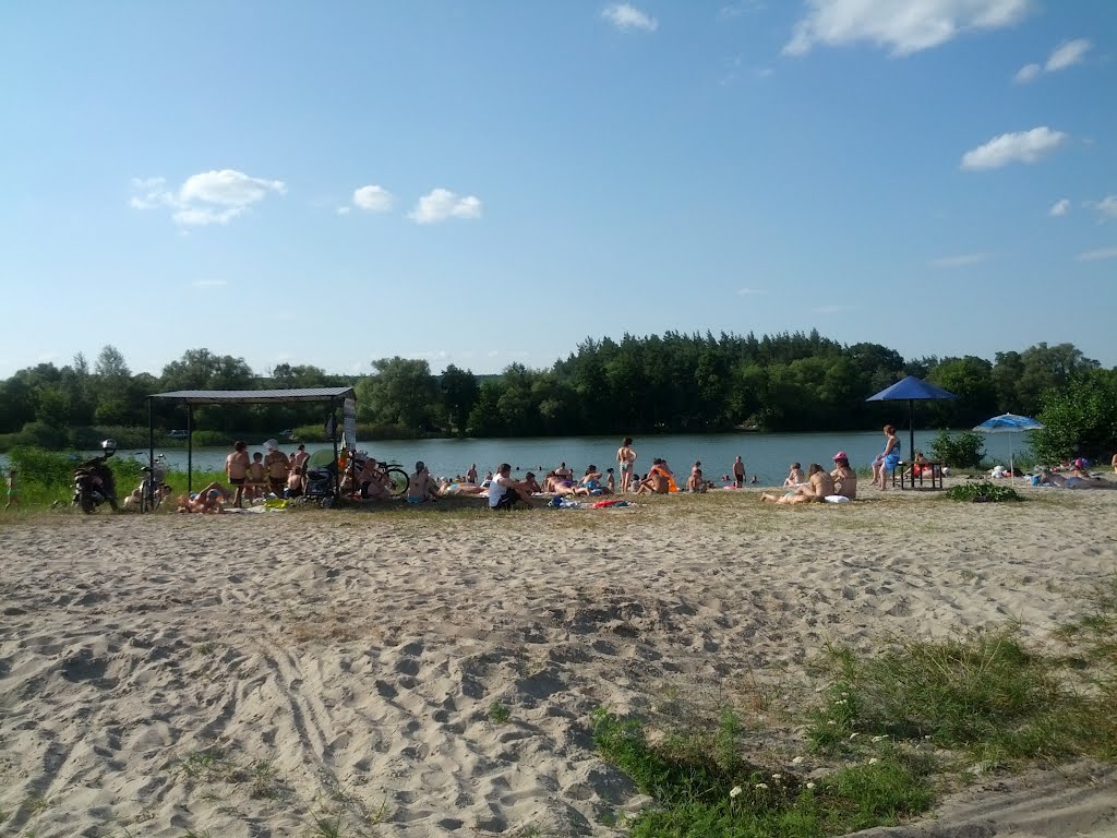 Пляж в Борисовке