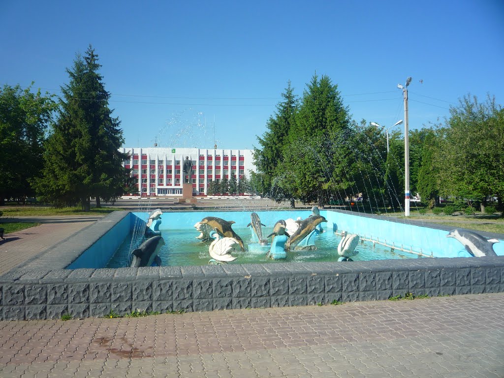 Фонтанчик в центре