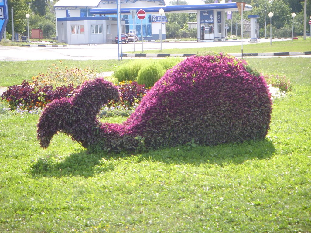 У АЗС