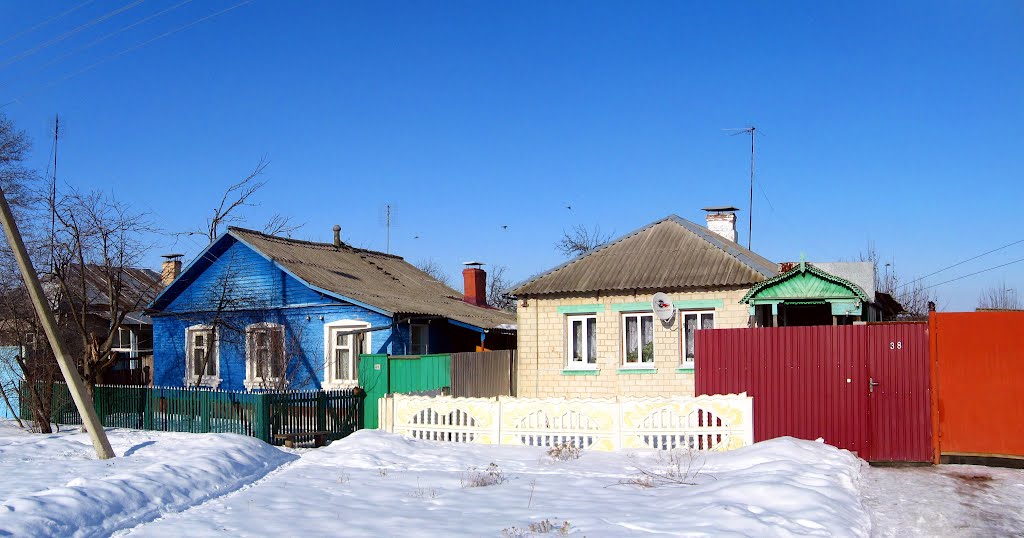 Старые дома на Партизанской улице