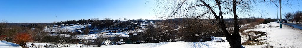 Вид на улицы Луговую и Гайдара