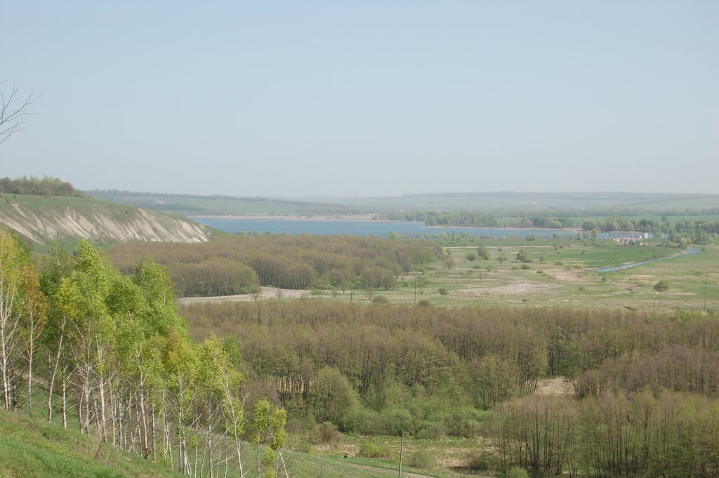 Пруд вдалеке