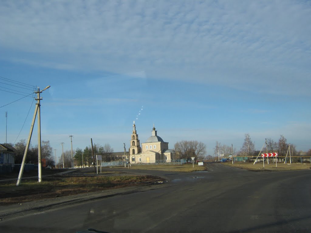 Белгородская область, с. Яблоново. Храм Святителя Дмитрия (Церковь Дмитрия Ростовского) 07.12.2011