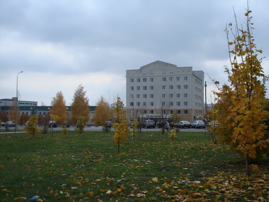 Поликлиника (вид от сбербанка)