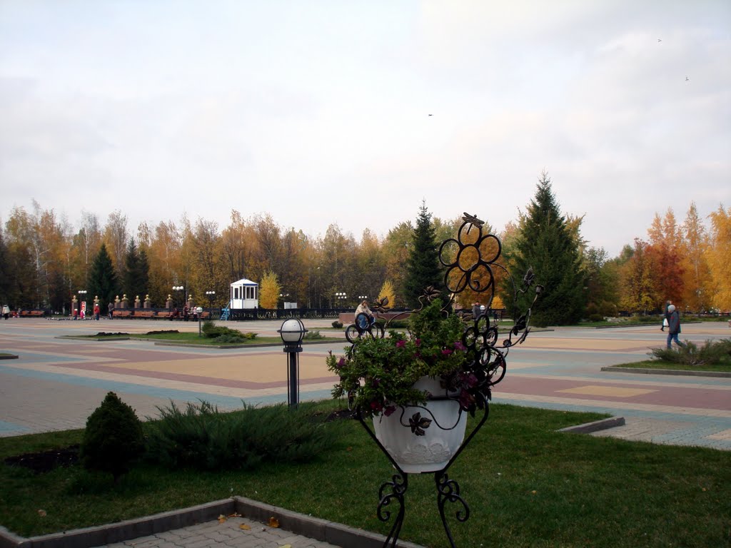 Строитель в октябре