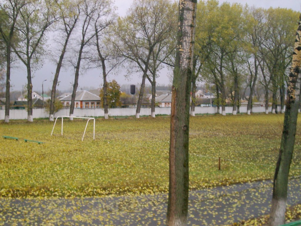 Футбольное поле в поселке Чернянка