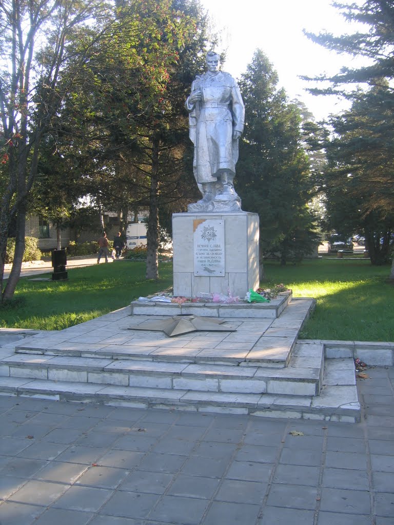Памятник погибшим в Великой Отечественной войне. WW2 Red Army memorial