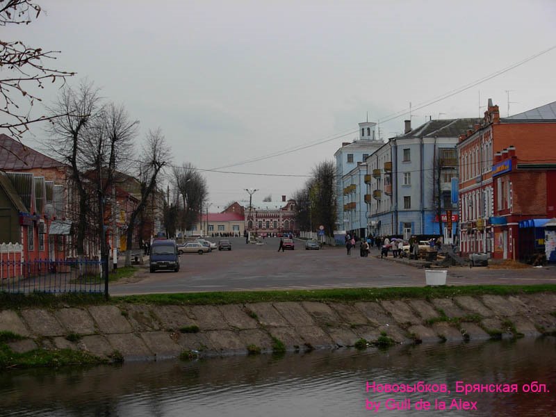У городского озера