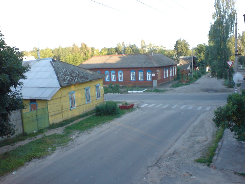 Перекресток Ленина и Мглинской