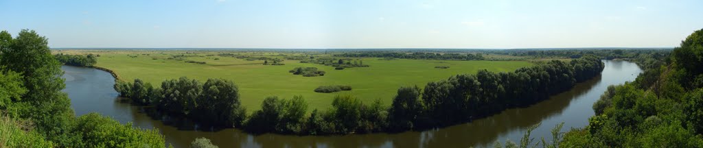 Панорма Десны, вид из парка