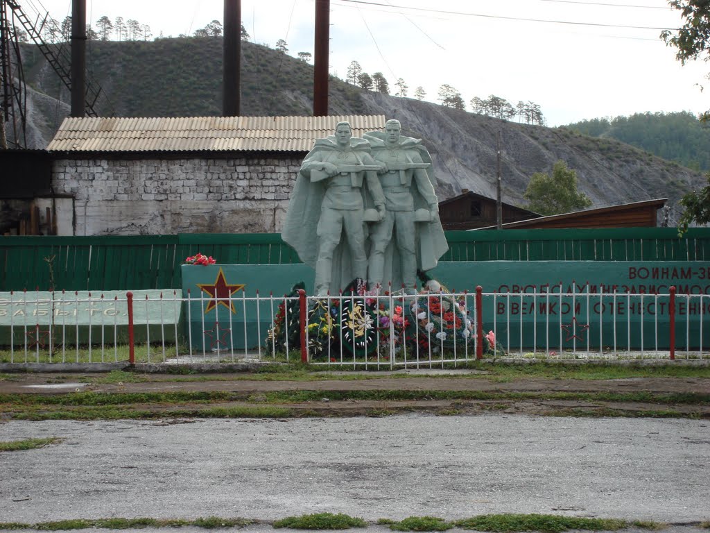 Monument to soldiers-fellow countrymen