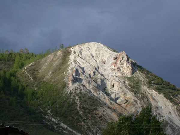 White Mounting
