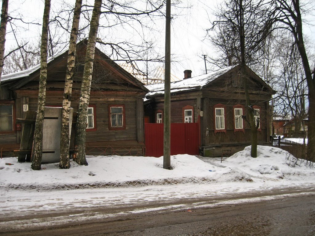 Old houses near main square