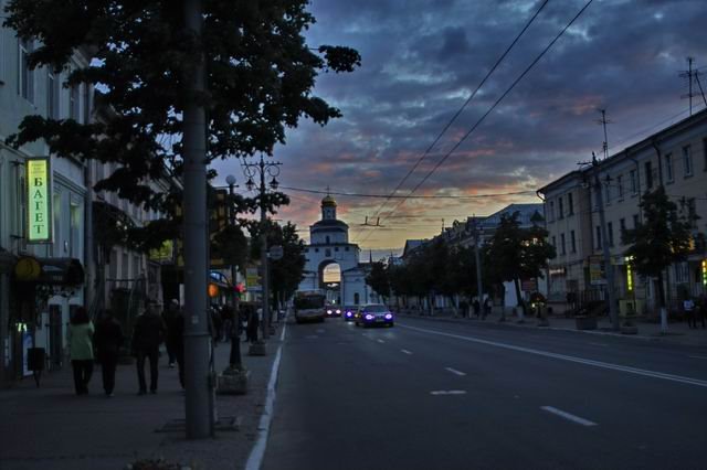 Большая Московская вечером