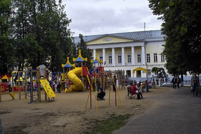 в парке