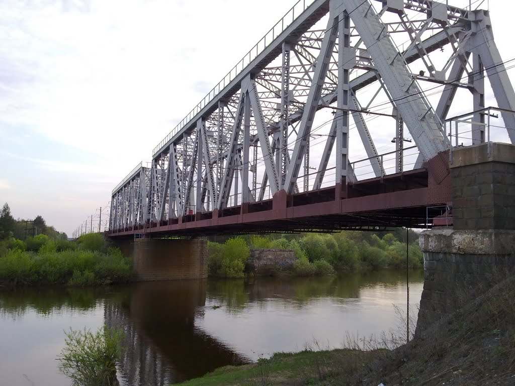 Городищи. Ж/Д мост через р.Клязьма