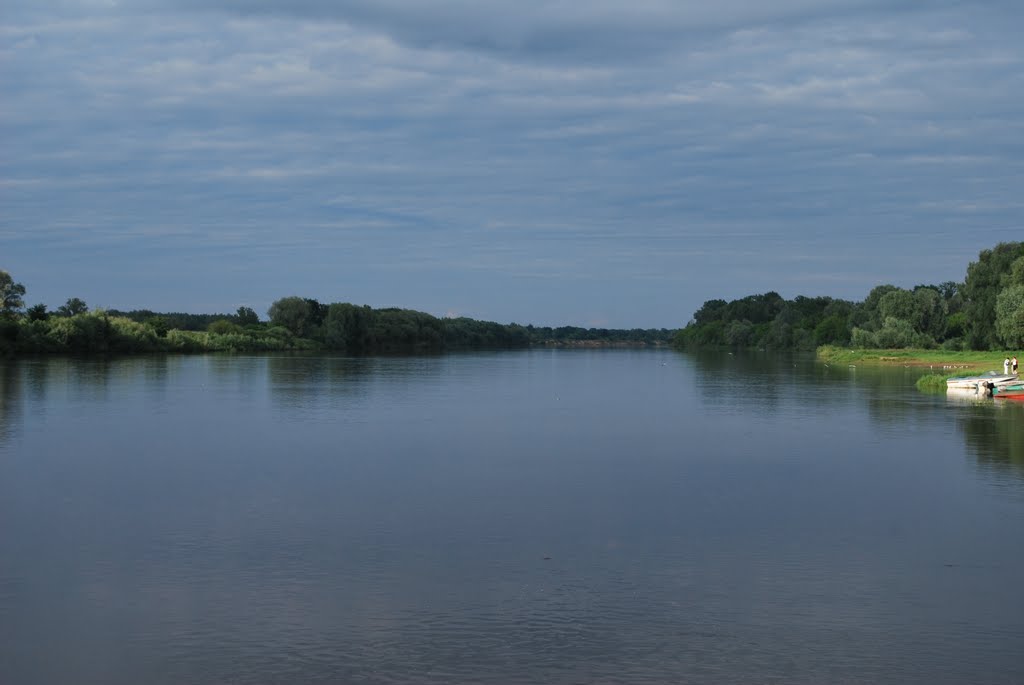 Вид на реку Клязьму. View of the  Klyazma river.