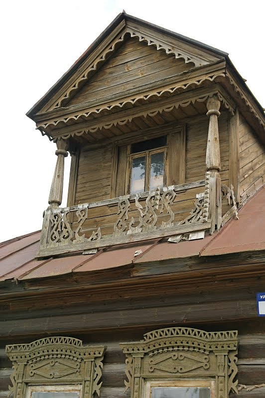 деревянный домик