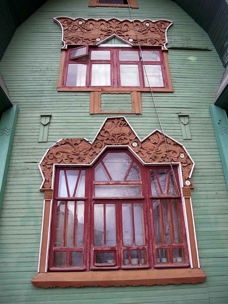 Наличники с русалками 2