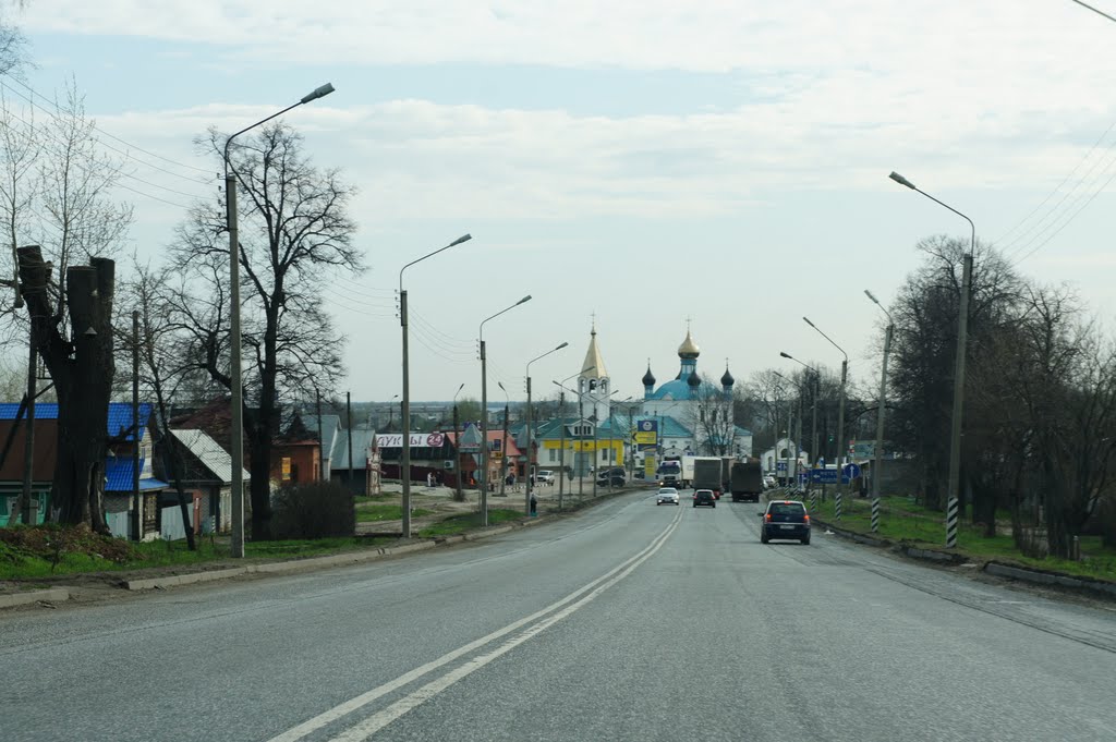 Вид на Церковь Казанской иконы Божией Матери (Год постройки: 1708.)