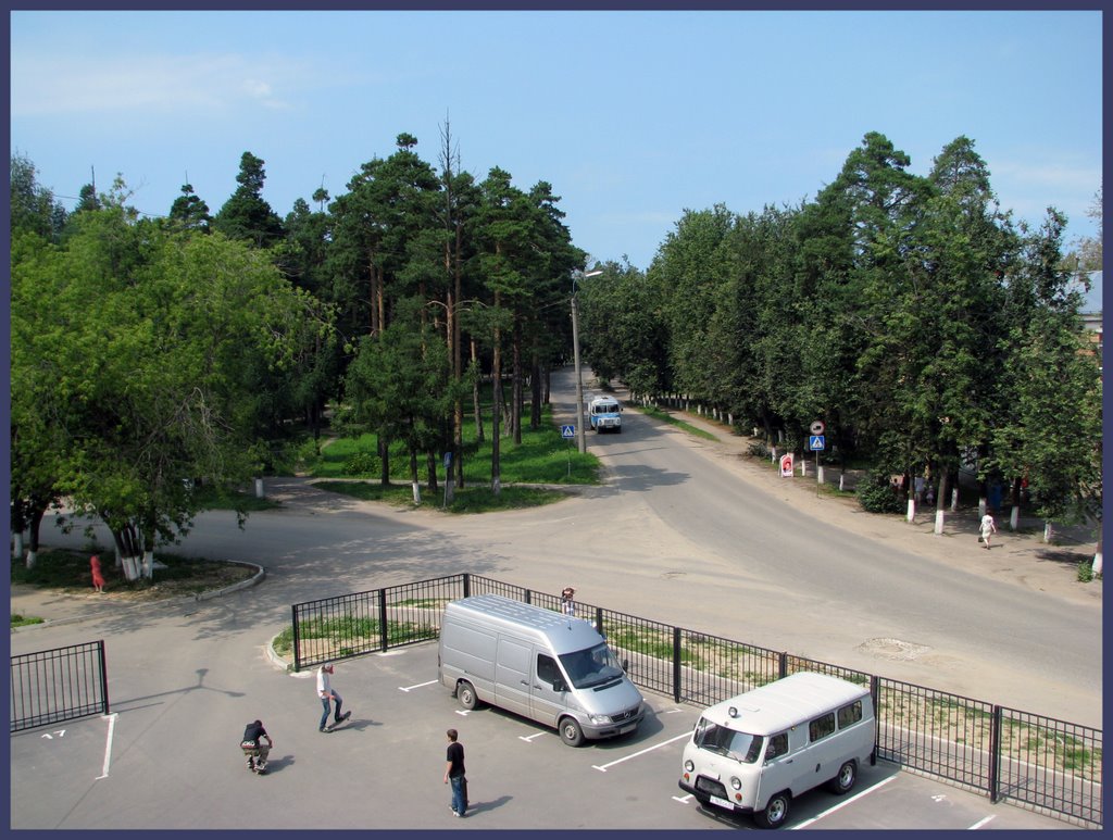Пересечение ул.Чернышевского и ул.Т.Павловского.